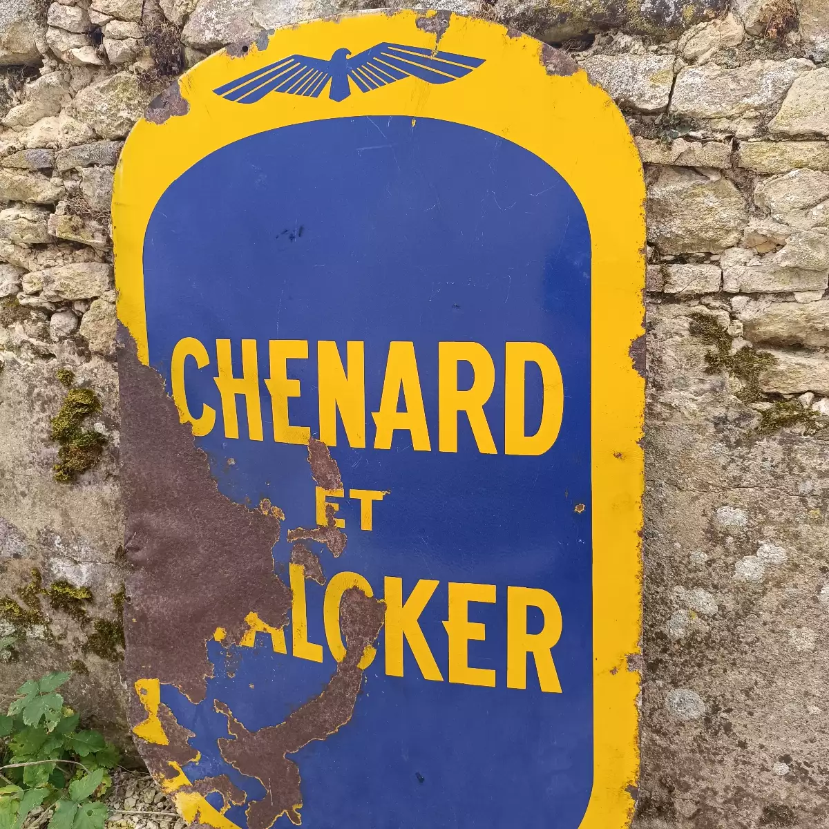 Plaque Emaillée Chenard et Walcker