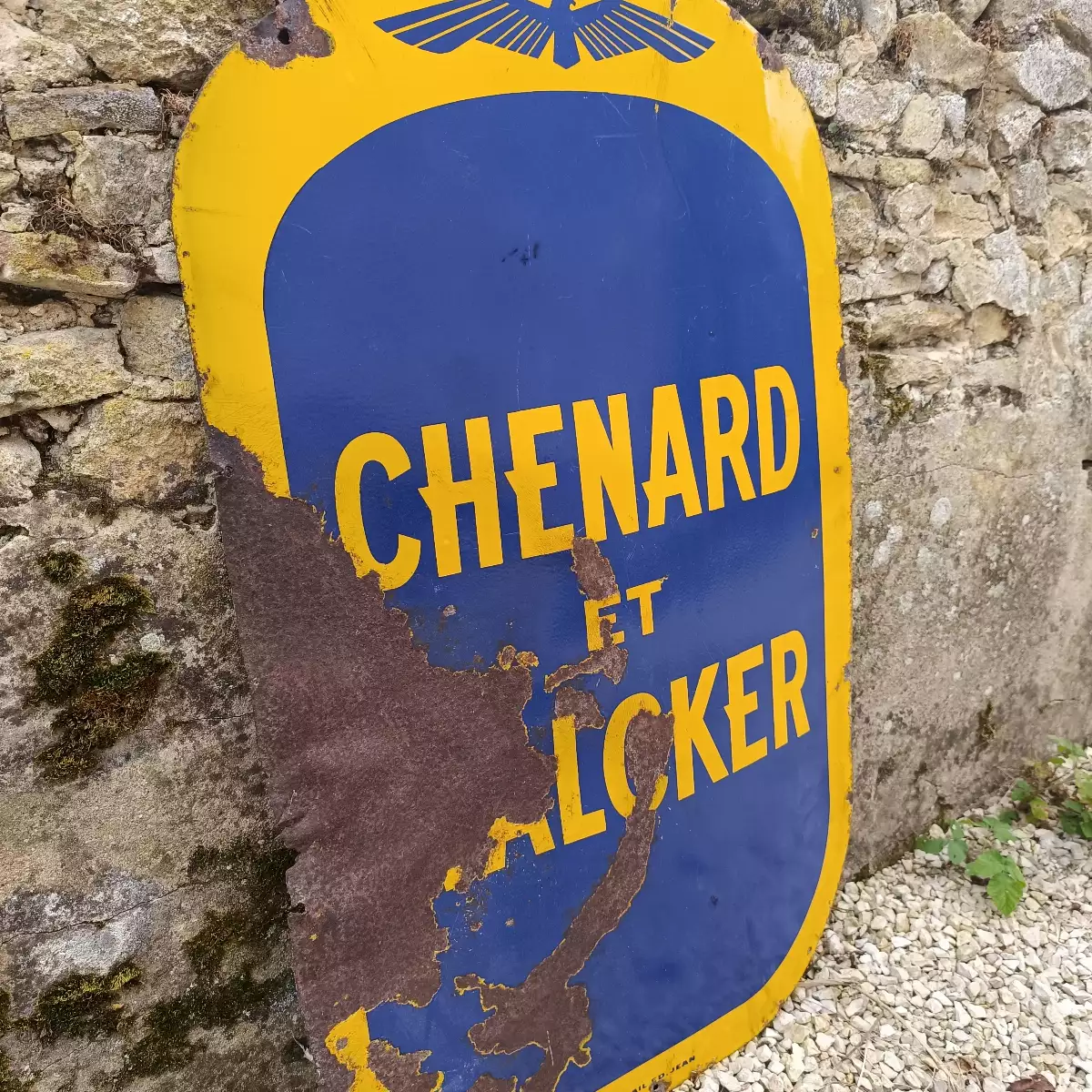 Plaque Emaillée Chenard et Walcker