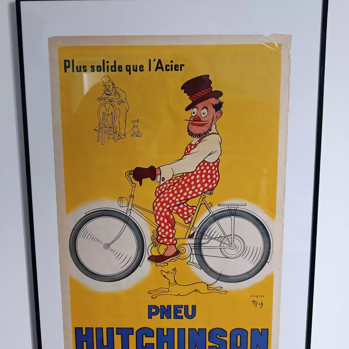 Affiche originale Pneu Hutchinson